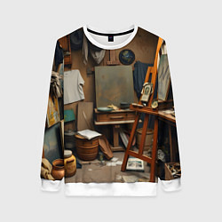 Женский свитшот Мастерская художника