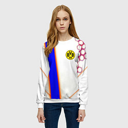 Свитшот женский Borussia geometry sport, цвет: 3D-белый — фото 2