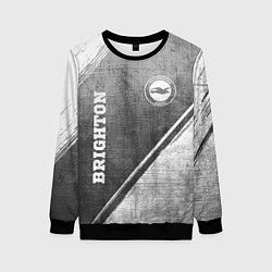 Женский свитшот Brighton - grey gradient вертикально