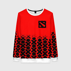 Женский свитшот Dota игровой паттерн