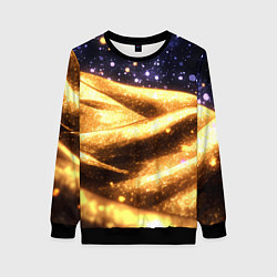 Женский свитшот Золотая текстура и синее небо