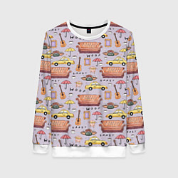 Женский свитшот Друзья - паттерн