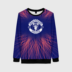 Свитшот женский Manchester United red energy, цвет: 3D-черный