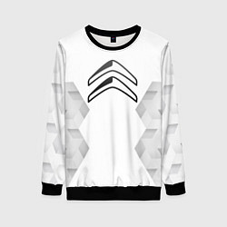 Свитшот женский Citroen white poly, цвет: 3D-черный