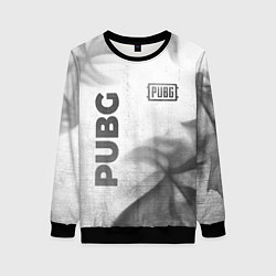 Женский свитшот PUBG - white gradient вертикально