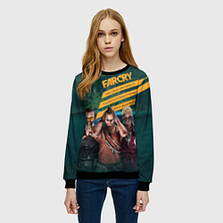 Свитшот женский Far Cry villains, цвет: 3D-черный — фото 2