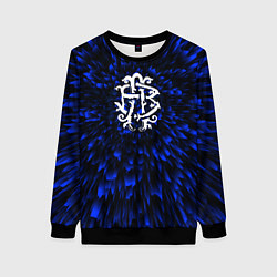 Свитшот женский Nickelback blue energy, цвет: 3D-черный