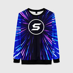 Свитшот женский Skillet neon energy, цвет: 3D-черный
