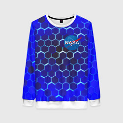 Женский свитшот Nasa голубая броня