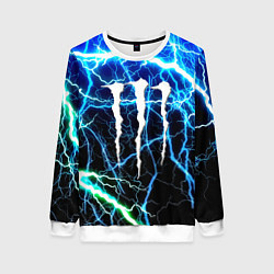 Свитшот женский Monster energy electro, цвет: 3D-белый