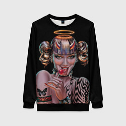 Женский свитшот Crazy town - butterfly