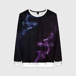 Женский свитшот Color black blue pink