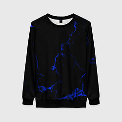 Свитшот женский Color black blue, цвет: 3D-черный