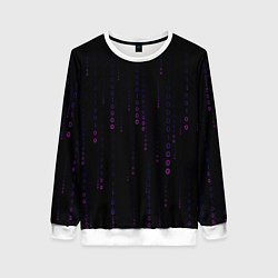 Свитшот женский Color black pink, цвет: 3D-белый