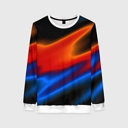 Свитшот женский Multicoloured, цвет: 3D-белый