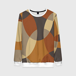 Женский свитшот Графические цветные текстуры и паттерны