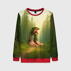 Свитшот женский Патапим мем, цвет: 3D-красный