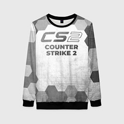 Женский свитшот Counter Strike 2 - white gradient