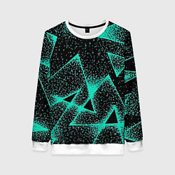 Женский свитшот The triangle is light blue