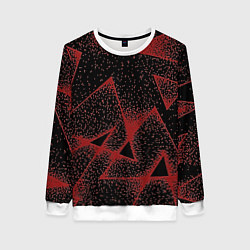 Женский свитшот Triangles with dots