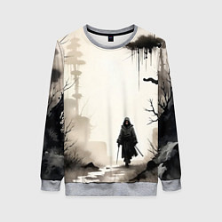 Свитшот женский Путник, цвет: 3D-меланж