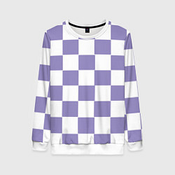 Женский свитшот Квадраты фиолетовые