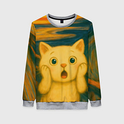 Свитшот женский Котёночкин крик, цвет: 3D-меланж