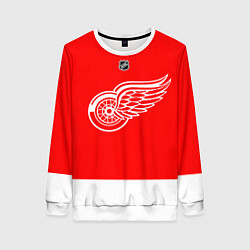 Свитшот женский Detroit Red Wings red, цвет: 3D-белый