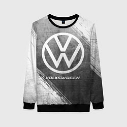 Свитшот женский Volkswagen - grey gradient, цвет: 3D-черный