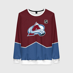 Свитшот женский Колорадо Эвеланш хоккей, цвет: 3D-белый