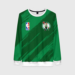 Свитшот женский Boston Celtics NBA basketball, цвет: 3D-белый