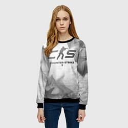 Свитшот женский Counter-Strike 2 - white gradient, цвет: 3D-черный — фото 2
