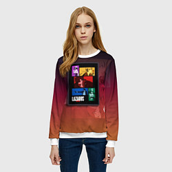 Свитшот женский Lazarus Art, цвет: 3D-белый — фото 2