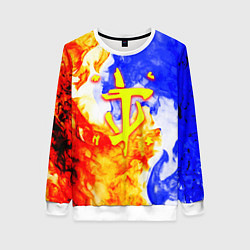 Женский свитшот Doom битва огня