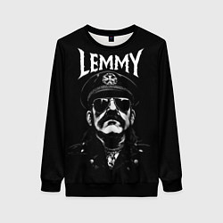 Свитшот женский Motorhead - lemmy, цвет: 3D-черный