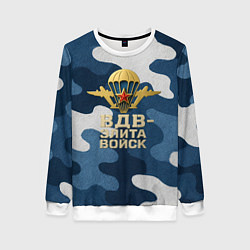Свитшот женский ВДВ - элита войск, цвет: 3D-белый