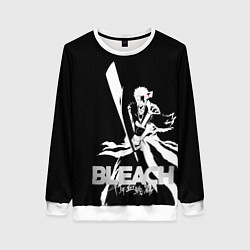 Свитшот женский Ичиго с мечом - Блич, цвет: 3D-белый