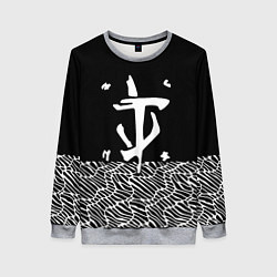 Женский свитшот Doom геометрия линии