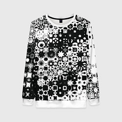 Женский свитшот Черно-белая метаморфоза