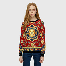 Свитшот женский Советский ковер, цвет: 3D-черный — фото 2