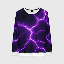 Женский свитшот Фиолетовые молнии
