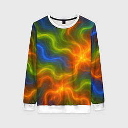 Женский свитшот Разноцветный дым