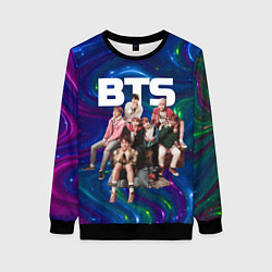 Женский свитшот BTS фотосессия на диване