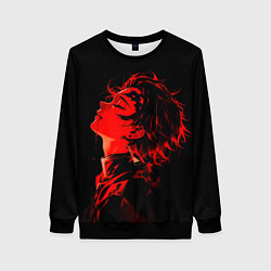 Свитшот женский Клинок, рассекающий демонов Танддиро, цвет: 3D-черный