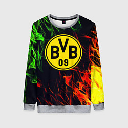 Свитшот женский Borussia flame toxic, цвет: 3D-меланж