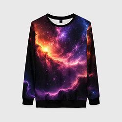 Женский свитшот Фантастические космические туманы