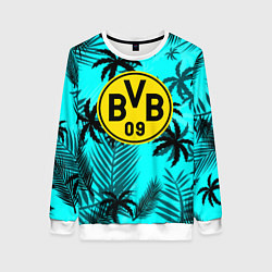 Свитшот женский Borussia неоновые тропики гта, цвет: 3D-белый