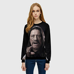 Свитшот женский Danny Trejo, цвет: 3D-черный — фото 2
