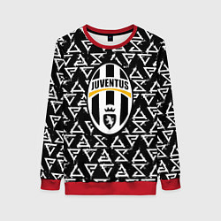 Свитшот женский Juventus pattern Witcher, цвет: 3D-красный