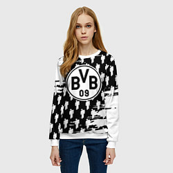 Свитшот женский Borussia люди краски, цвет: 3D-белый — фото 2